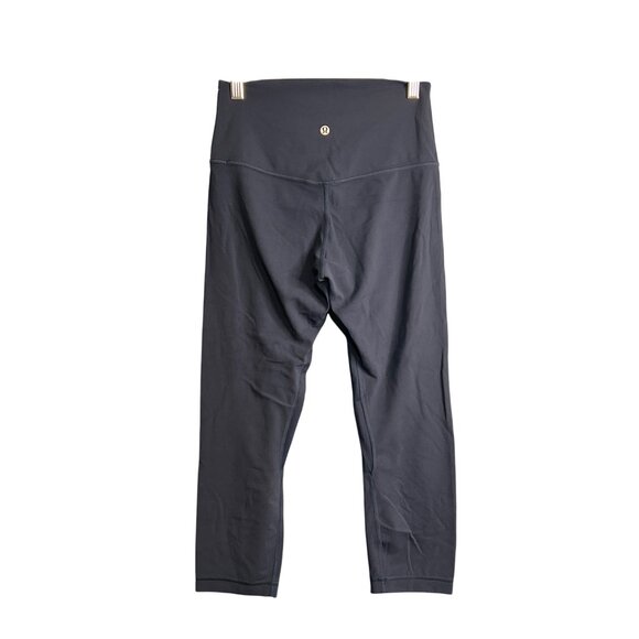 Lululemon Womens Navy Blue Align Crop Leggings Size 6 - Picture 2 of 5